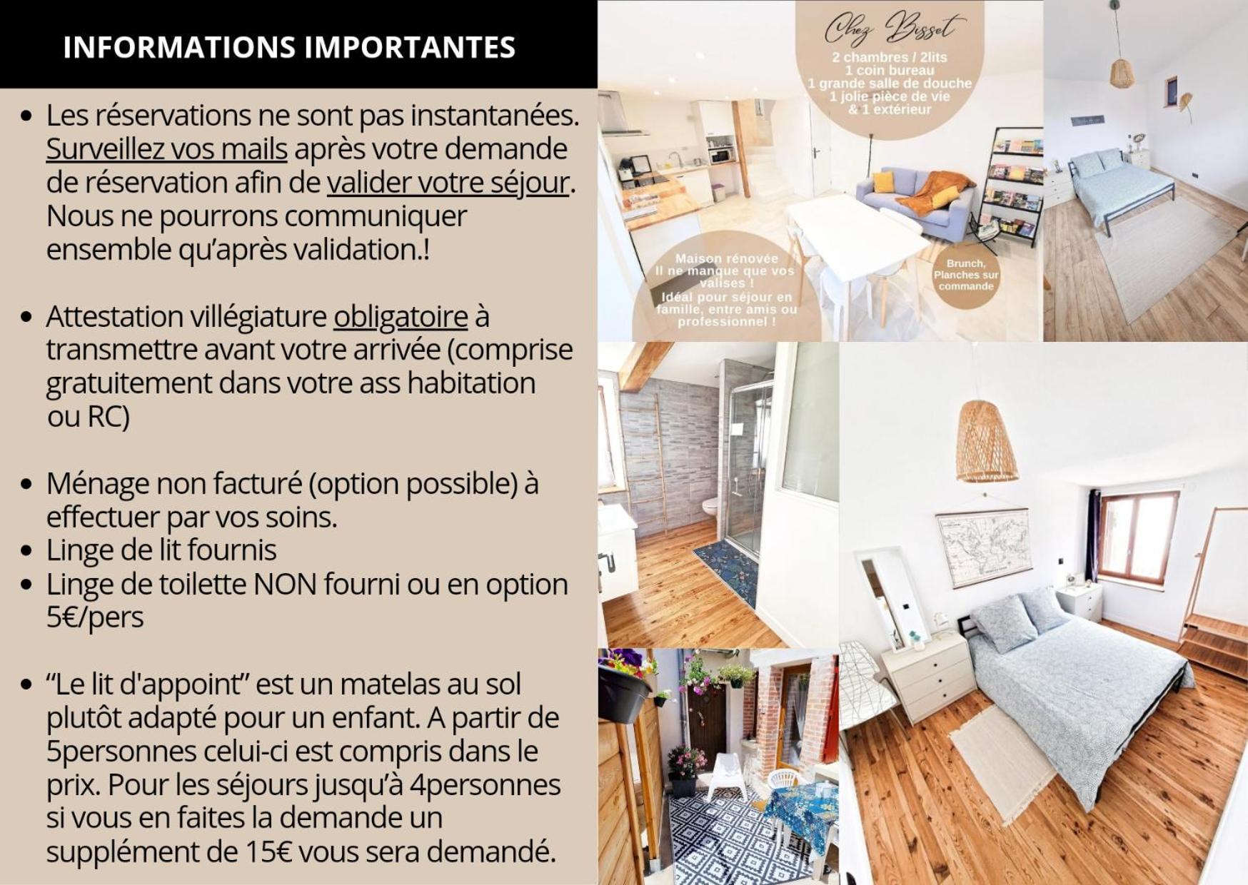 Gite Chez Bisset_2Chambres 4Personnes Lezoux 외부 사진